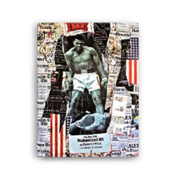 Quadro Decorativo Canvas Muhammad Ali 86cm X 62cm - 2