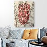 Quadro Decorativo Canvas Alfabeto 86cm X 62cm - 1