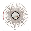 Ver imagem 4 de Espelho decorativo de parede redondo com moldura palitada Cintilante Rose gold