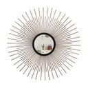 Ver imagem 1 de Espelho decorativo de parede redondo com moldura palitada Cintilante Rose gold