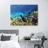 Quadro Decorativo Canvas Fundo Do Mar 62cm X 86cm - 1
