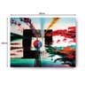 Quadro Decorativo Canvas Abstrato Quadrado Preto 62cm X 86cm - 3