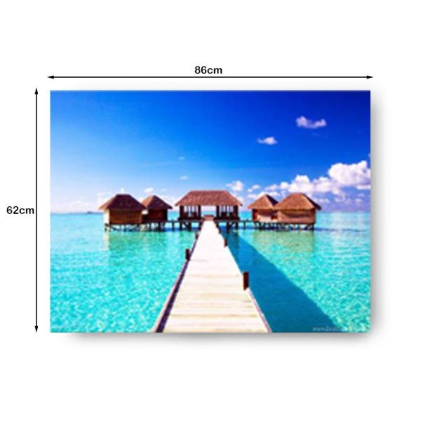 Quadro Decorativo Canvas Ilha Resort 62cm X 86cm - 3