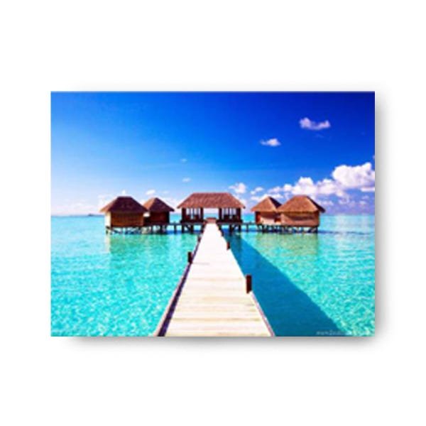 Quadro Decorativo Canvas Ilha Resort 62cm X 86cm - 2