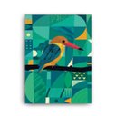 Ver imagem 2 de Quadro Decorativo Canvas Passaro No Gelo 86cm X 62cm