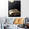 Quadro Decorativo Canvas Folha De Ouro 136x86cm - 1