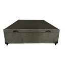 Ver imagem 1 de Cama Box Baú Casal Suede Cinza