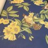 Papel De Parede Vinilico 4110 Floral Azul Marinho Passaros - 2