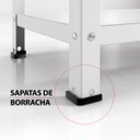 Ver imagem 5 de Estante / Prateleira de Aço 60cm 5 Bandejas Suporta 100kg:branco