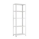Ver imagem 1 de Estante / Prateleira de Aço 60cm 5 Bandejas Suporta 100kg:branco