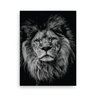 Quadro Decorativo Canvas Leão Black Reflexão 86cm X 62cm - 2