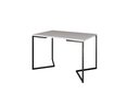 Ver imagem 3 de Mesa Industrial Base Ferro Preto em V Tampo 137x90 Branco 4 Cadeiras Eames Assento Preto Ferro Pre