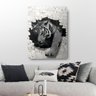 Quadro Decorativo Canvas Tigre Parede 86cm X 62cm - 1