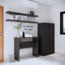 Ver imagem 6 de Armário de Escritório Alto com 2 Portas Chave de Fechadura e 3 Prateleiras Multiuso Studio Metalwood
