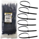 Ver imagem 1 de ABRAÇADEIRA NYLON ENFORCA GATO LINGUA DE SOGRA STEIN PRETA 150 X 3,6mm (100 PÇS)