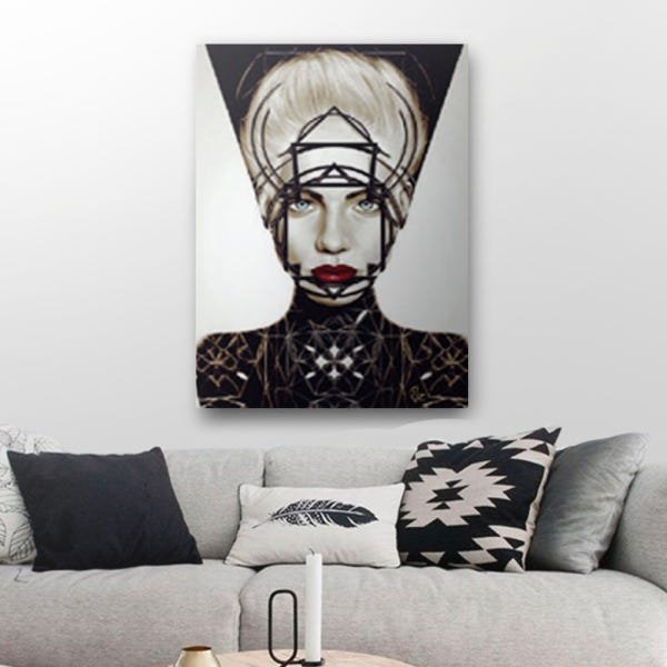 Quadro Decorativo Canvas Lady Gaga 136x86cm - 1