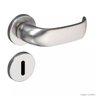 Fechadura Contemporânea Cromo Acetinado Interna - 1