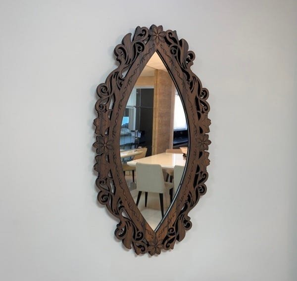 Espelho Corpo Inteiro Decorativo Lecce 71x130 - 9