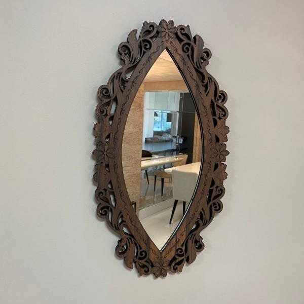 Espelho Corpo Inteiro Decorativo Lecce 71x130 - 4
