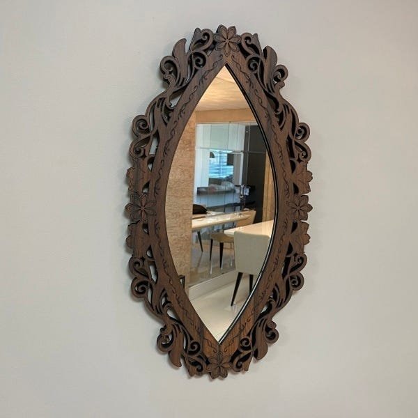 Espelho Corpo Inteiro Decorativo Lecce 71x130 - 5