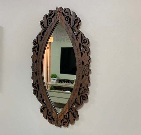 Espelho Corpo Inteiro Decorativo Lecce 71x130 - 6