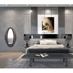 Espelho Corpo Inteiro Decorativo Ferrara 78x131 - 2