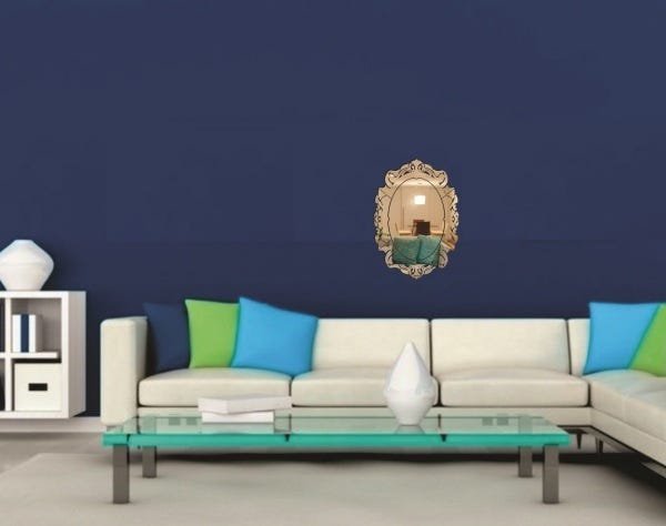 Espelho Decorativo Acrílico Aplique Veneziano 38x54cm 38213 - 6