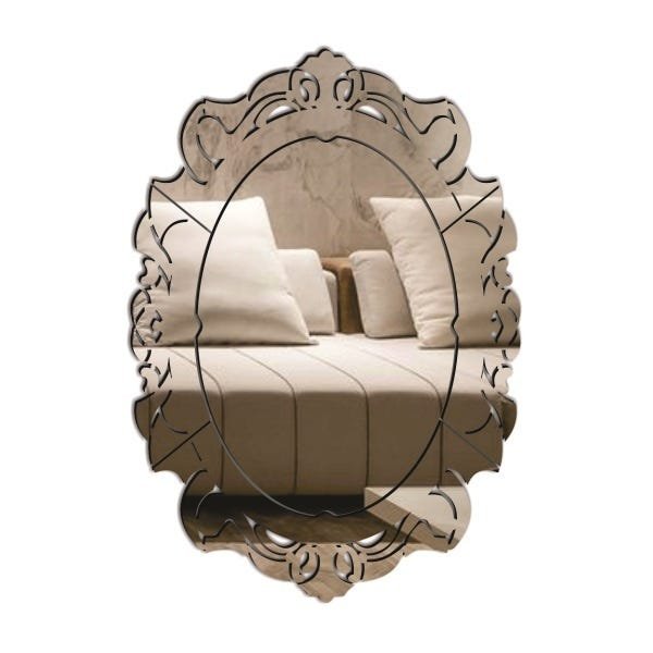 Espelho Decorativo Acrílico Aplique Veneziano 38x54cm 38213 - 1