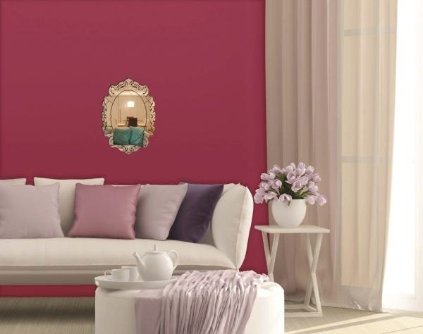 Espelho Decorativo Acrílico Aplique Veneziano 38x54cm 38213 - 7