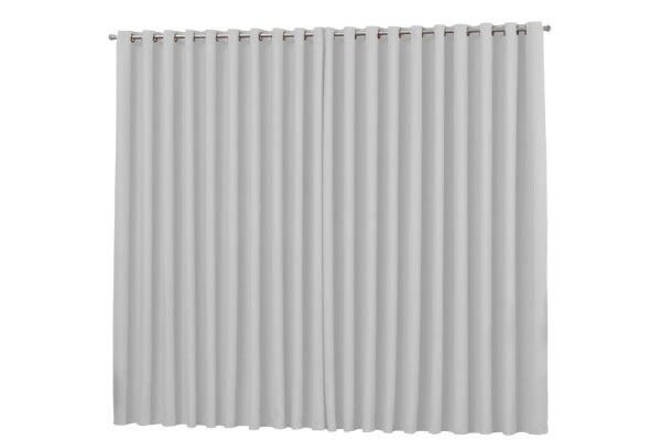 Cortina Corta Luz Blackout Lisa para Varão 4.00x2.80M - Branco - 2