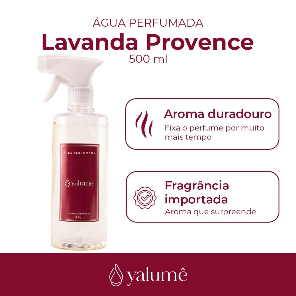 Água Perfumada Lavanda Provence 500ml - Yalumê - Água de Lençóis, Perfume para Roupas - 2