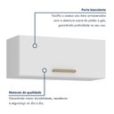 Ver imagem 3 de Armário Aéreo para Cozinha 1 Porta Geladeira São Luis Valdem Branco