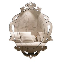 Espelho Veneziano Decorativo Sala Quarto 45x68 3867 - 1