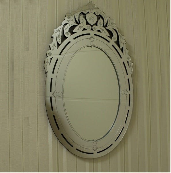 Espelho Veneziano Decorativo Sala Quarto 35x60 3884 - 7