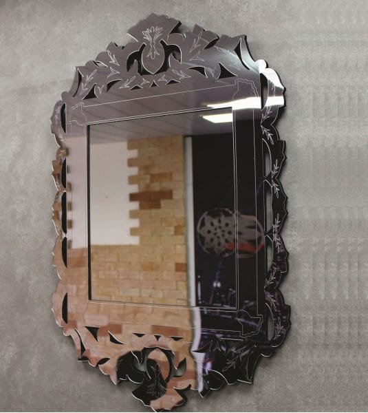 Espelho Veneziano Decorativo Sala 60x92 3883 - 9