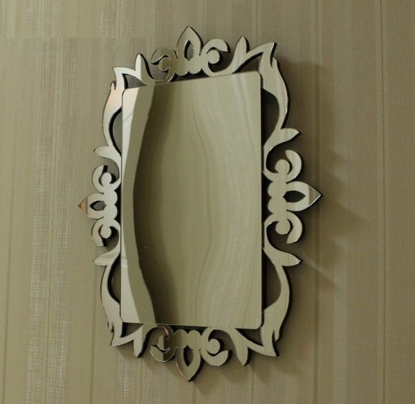 Espelho Decorativo Veneziano Sala Quarto 75x98 3865 - 3