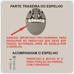 Espelho Decorativo Veneziano Sala Quarto 59x81 3870 - 9 Espelho Decorativo Veneziano Sala Quarto 59x81 3870 - 9