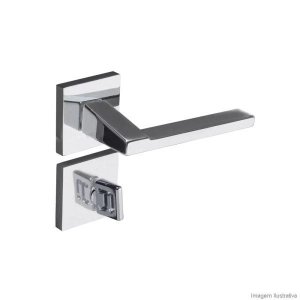 Fechadura Chopin Cromado Banheiro