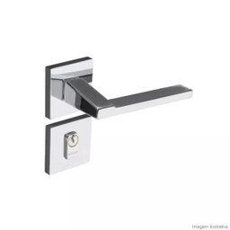 Fechadura Chopin Cromado Externa - 1