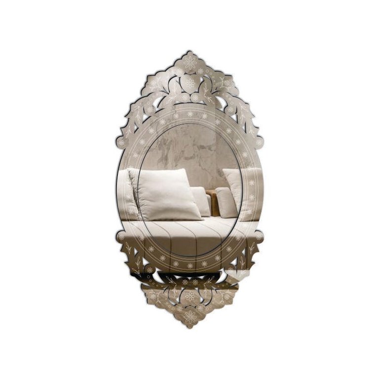 Espelho Decorativo Veneziano Sala Quarto 43x81 3890