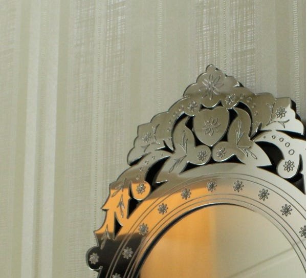 Espelho Decorativo Veneziano Sala Quarto 43x81 3890 - 3