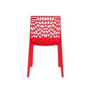 Ver imagem 5 de Kit 4 Cadeiras Gruvyer Vermelha Sala Cozinha Jantar