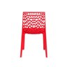 Kit 4 Cadeiras Gruvyer Vermelha Sala Cozinha Jantar - 5