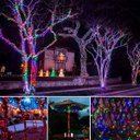 Ver imagem 2 de Pisca Fio Luzes Leds Solar Colorido 500 Lâmpadas Natal 50m