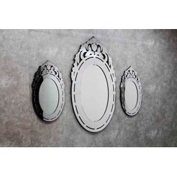 Kit Espelho Decorativo Veneziano Sala Quarto 3884 - 10