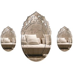Kit Espelho Decorativo Veneziano Sala Quarto 3884 - 1
