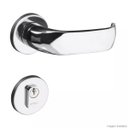 Ver imagem 1 de Fechadura Contemporânea Cromado Premium Externa