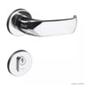 Fechadura Contemporânea Cromado Premium Externa - 1