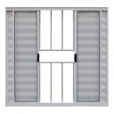 Ver imagem 1 de Janela de Alumínio Branco Veneziana de Correr 6 Folhas Com Grade Hale Esquadrias - 1.20(L)X1.00(A)