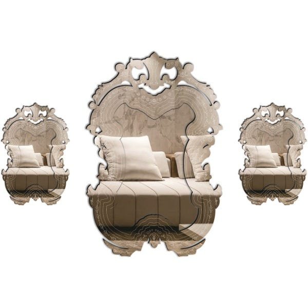 Kit Espelho Decorativo Veneziano Sala Quarto 3888 - 1